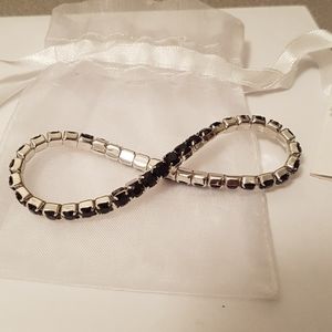 Swarovski Jewelry - Black swarovski bracelet Swarovski Jewelry - Black swarovski bracelet